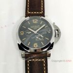 Best Copy Panerai Luminor GMT 72 Power Reserve Gray Dial Watch 44mm